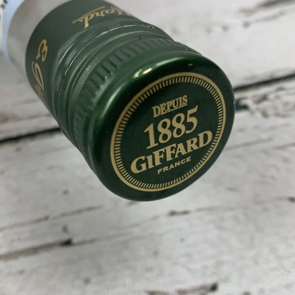 Giffard Orgeat Syrup - Almond Flavored Syrup EMTPY‎ 1 Liter Bottle Bar Supply